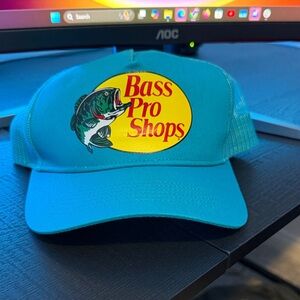 Bass Pro Shops Aqua Blue Fishing Hat